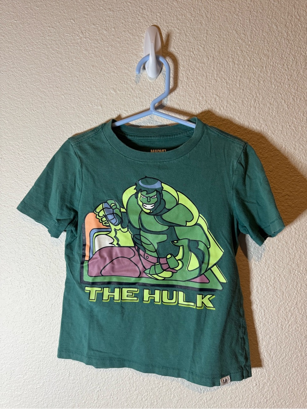 Marvel The Hulk Green Graphic Tee for Kids